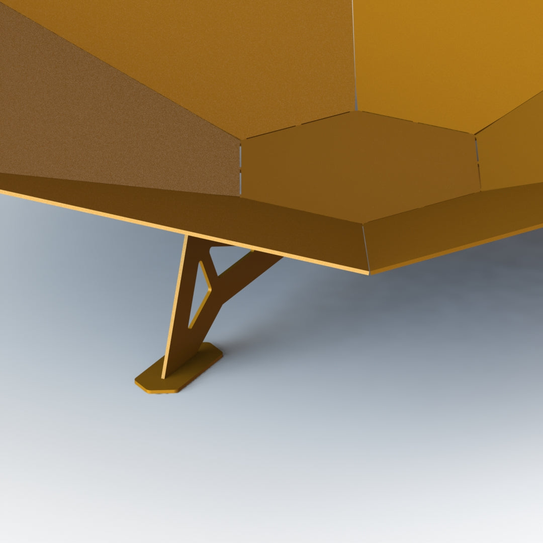 Fire pit, eldstad, Sol, corten, eldfat