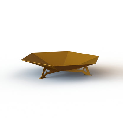 Fire pit, eldstad, Sol, corten, eldfat