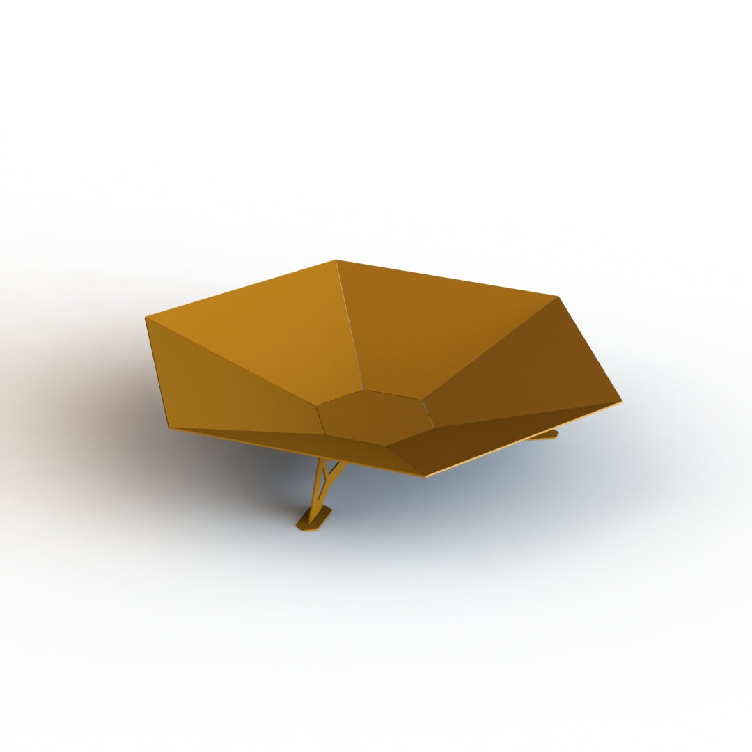 Fire pit, eldstad, Sol, corten, eldfat