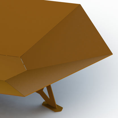 Fire pit, eldstad, Sol, corten, eldfat